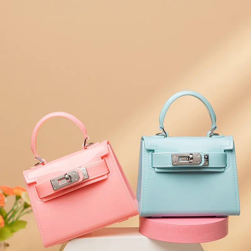 Compact Coin Purse with Detachable Chain Strap