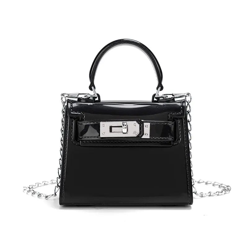 Compact Coin Purse with Detachable Chain Strap