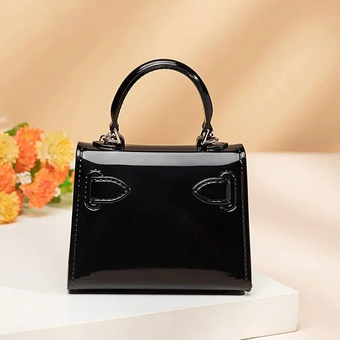 Compact Coin Purse with Detachable Chain Strap