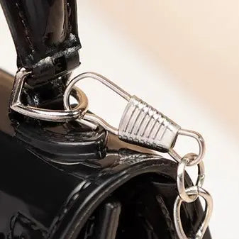 Compact Coin Purse with Detachable Chain Strap
