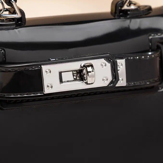 Compact Coin Purse with Detachable Chain Strap