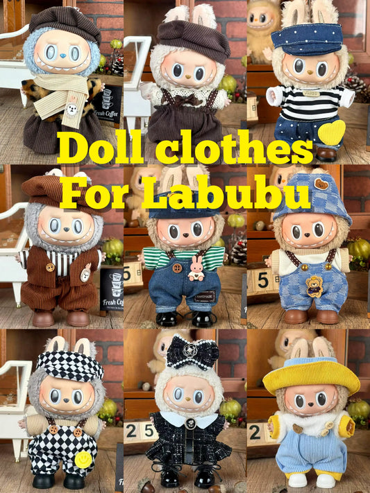 Doll Clothes/Outfit for Labubu 17CM