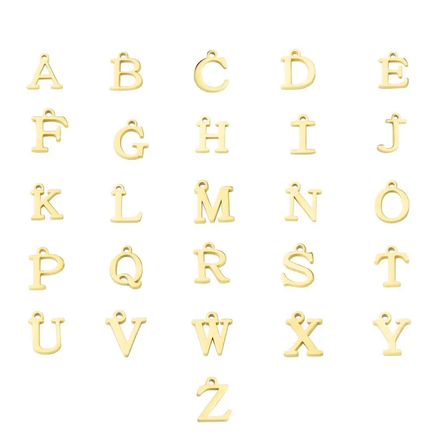 Alphabet Pendant for Making Bracelet/Necklace