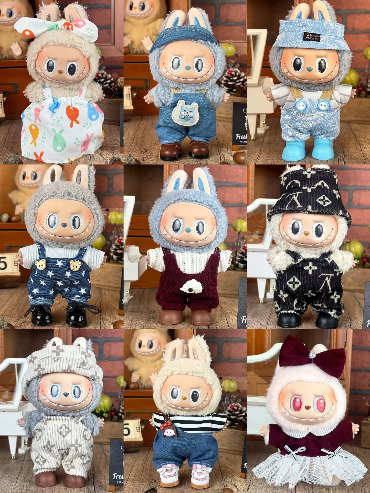 Doll Clothes/Outfit for Labubu 17CM